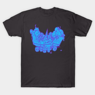 Ice Cream Trux (blue version) T-Shirt